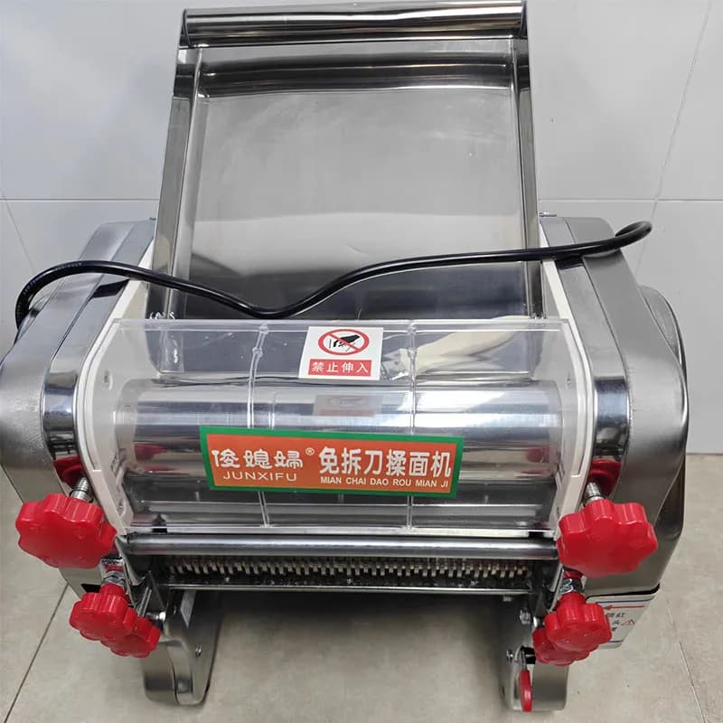Stainless Steel Noodle Dumpling Wrapper Machine Automatic Pasta Maker Dough Roller Noodle Press Machine