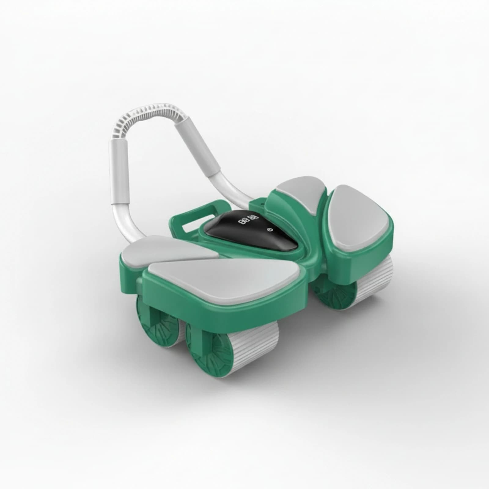 Ab Roller with Elbow Support Stable Abdominal Exercise Device Core Instructor Beginner-Friendly Fitness Equipment Slim