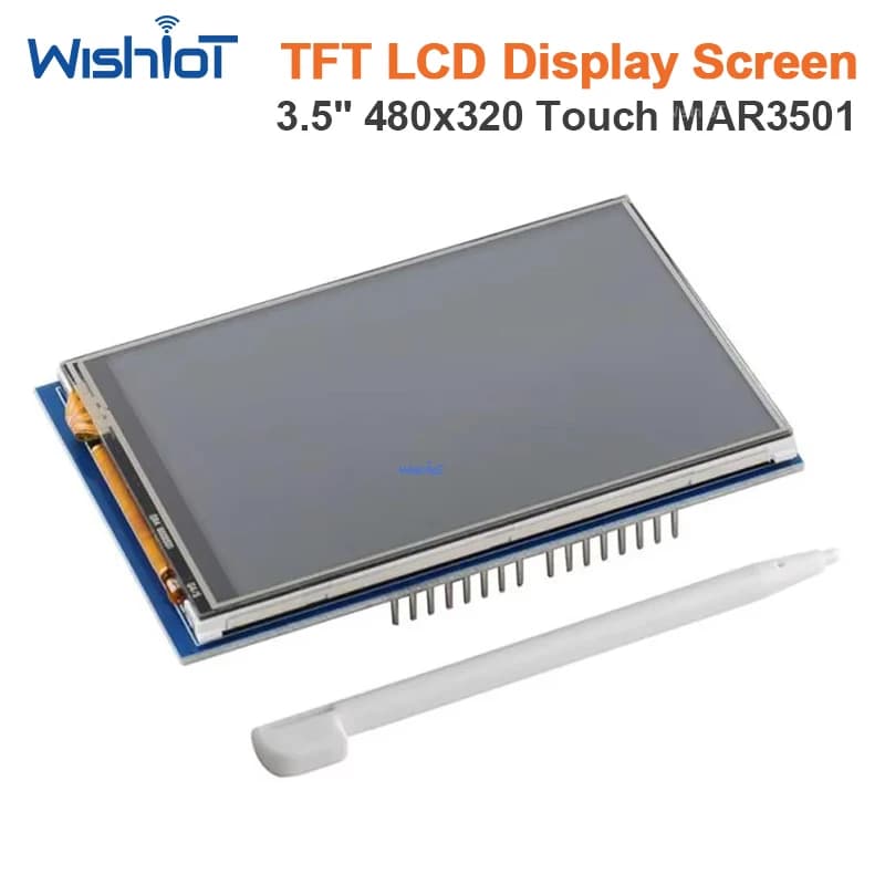 Display Touch Screen da 3,5 Pollici, Modulo LCD TFT 3,5" 480x320 per Raspberry Pi, Arduino Mega2560, ESP32, MAR3501