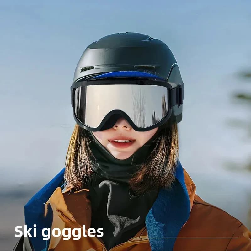Occhiali da Sci Antiappannamento, Occhiali da Moto, Occhiali Invernali per Snowboard e Sci, Maschera da Sci Antivento per Sport all'Aperto, Occhiali Off-Road, Occhiali da Casco