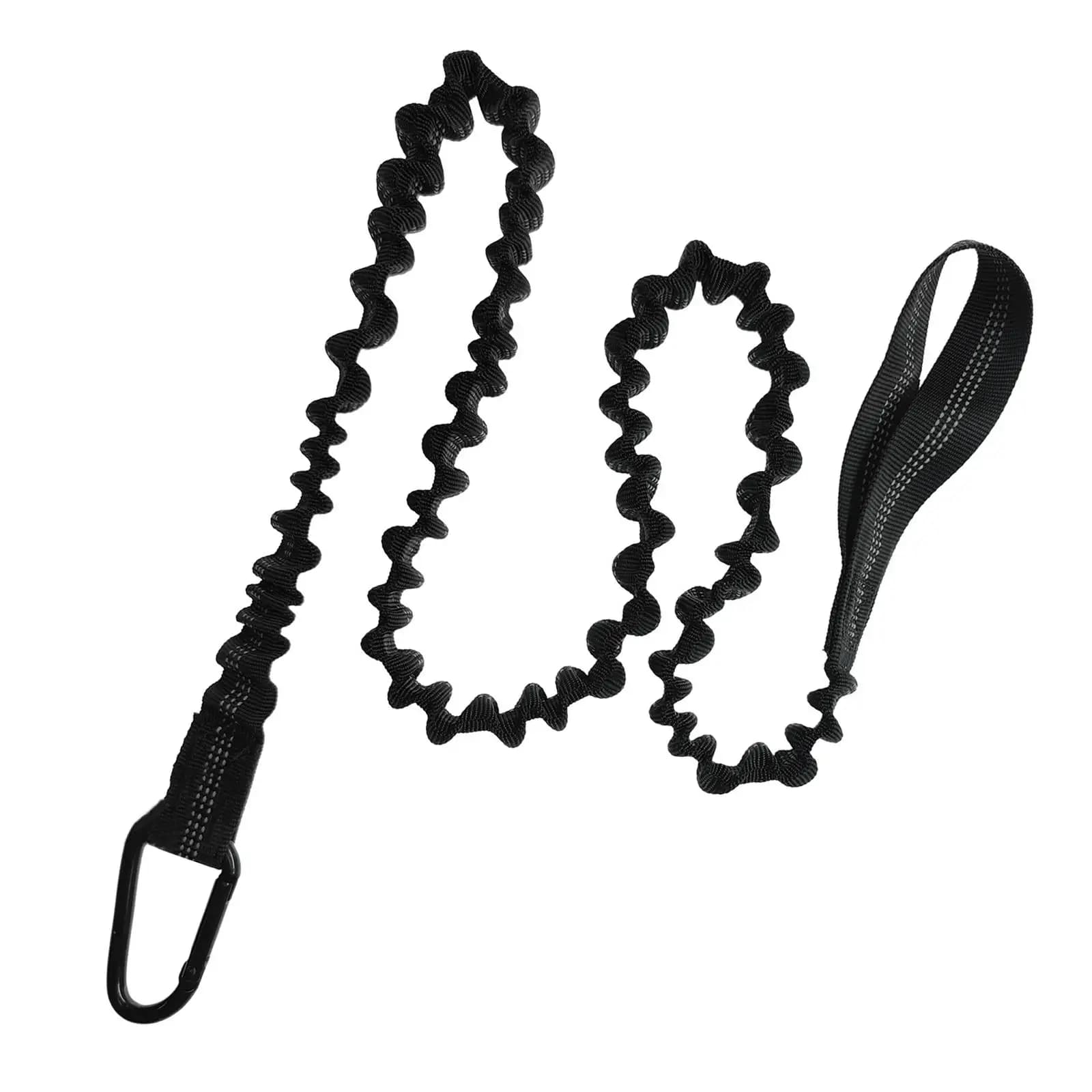 Elastic Kayak Paddle Leash Canoe Colid Boating Surfboard Premium Bungee 100cm-150cm Fishing Pole Holder Kayak Rod Lanyard Cord