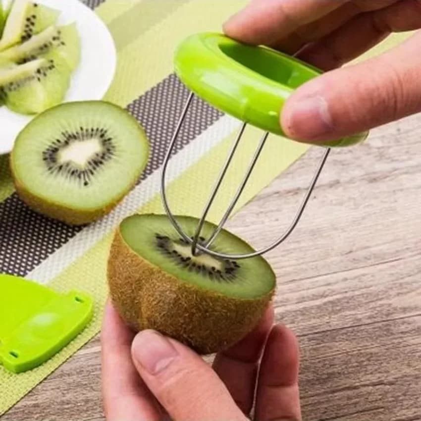 1 pcs Kiwi Peel Split Tool Gadget kitchen and accessories Creative cutting Kiwi Peeling Tools Dig fruit slicer Fruit knife