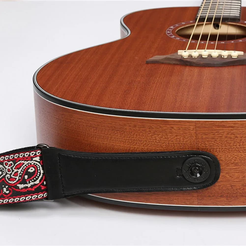 Tracolla per Chitarra Elettrica Regolabile per Chitarra Acustica ed Elettrica con Blocco Tracolla e Plettri