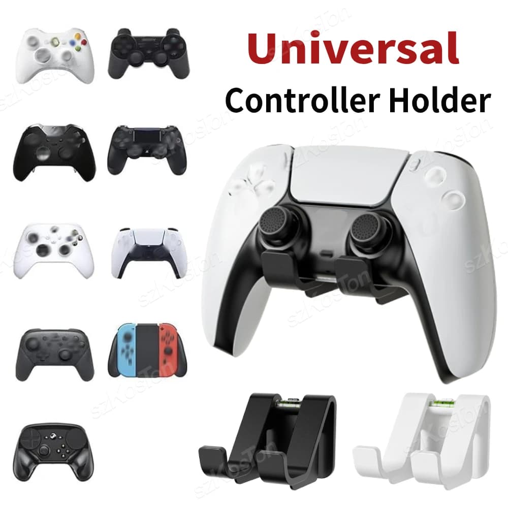 Supporto Universale per Gamepad PS5 PS4 Switch Pro Xbox, Supporto a Parete per Controller PC, Accessori per Gaming