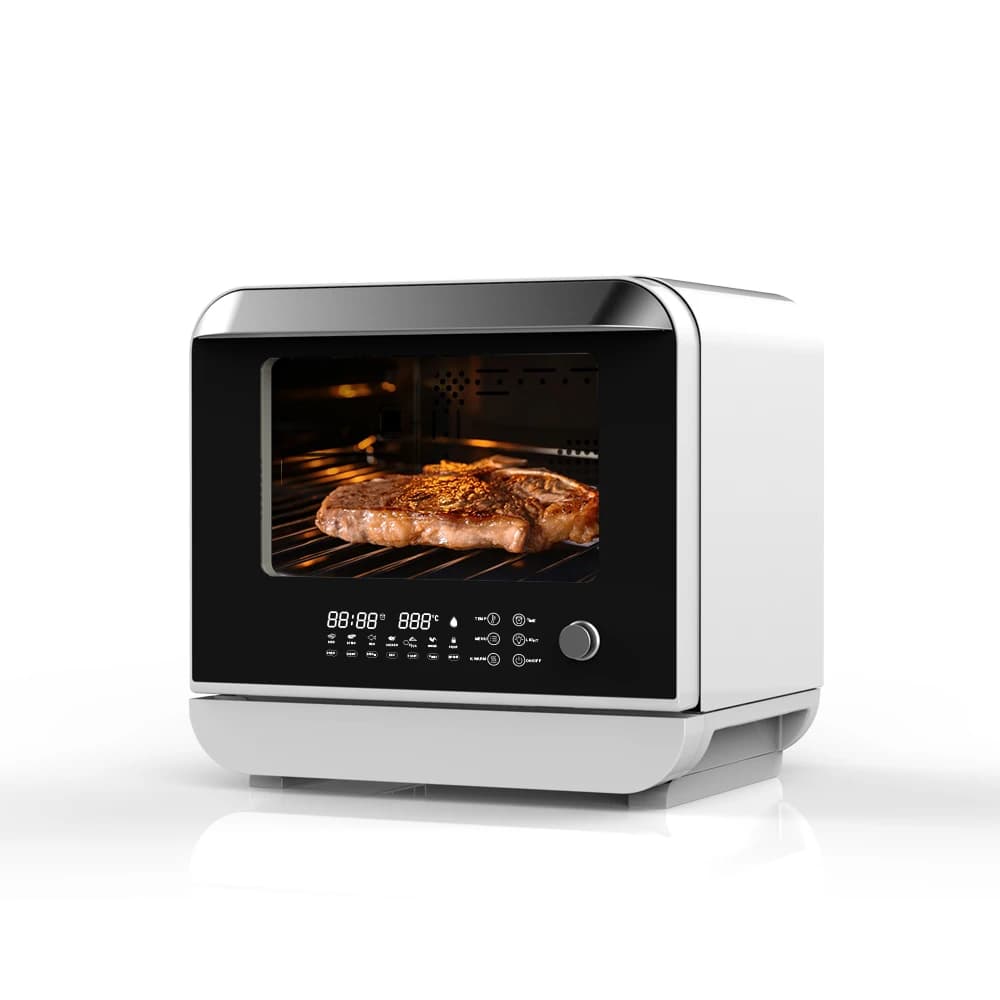 Factory Wholesale Household Power 1850W Stainless Steel Square Multifunctional Steam Air Fryer Oven Outdoor 18L Digital