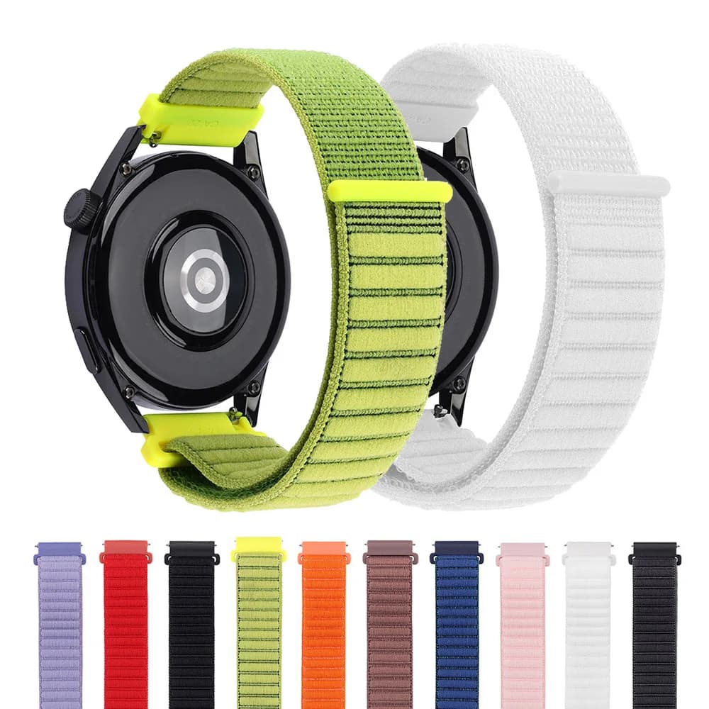 Cinturino in nylon da 22 mm per Haylou Solar Plus RT3/LS16 cinturino sportivo per Haylou Watch 2 Pro/RT2/GST/RS5/R8/S8 Correas