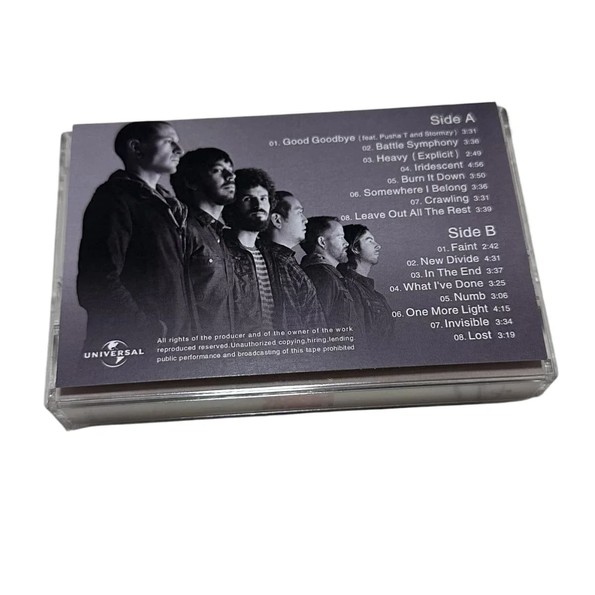 In Stock Linkin Park Cassette Tape, Nu Metal Vocal Album, Brand New Sealed Vintage Tape With Full Lyric Booklet