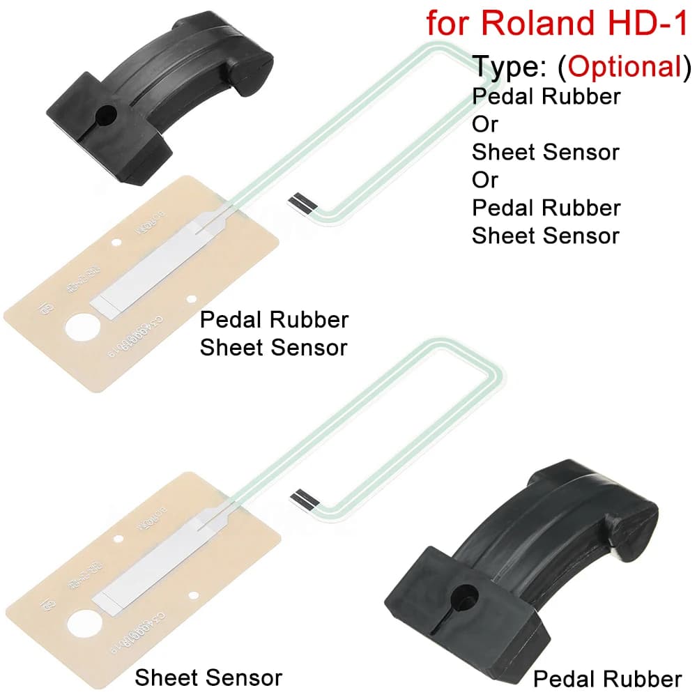 Per Roland HD-1 Copriletto Sensore Attuatore Circuito Membrana Pedale Gomma Hi Hat Pedale Parte In Gomma Accessori Tamburo Parte di Ricambio