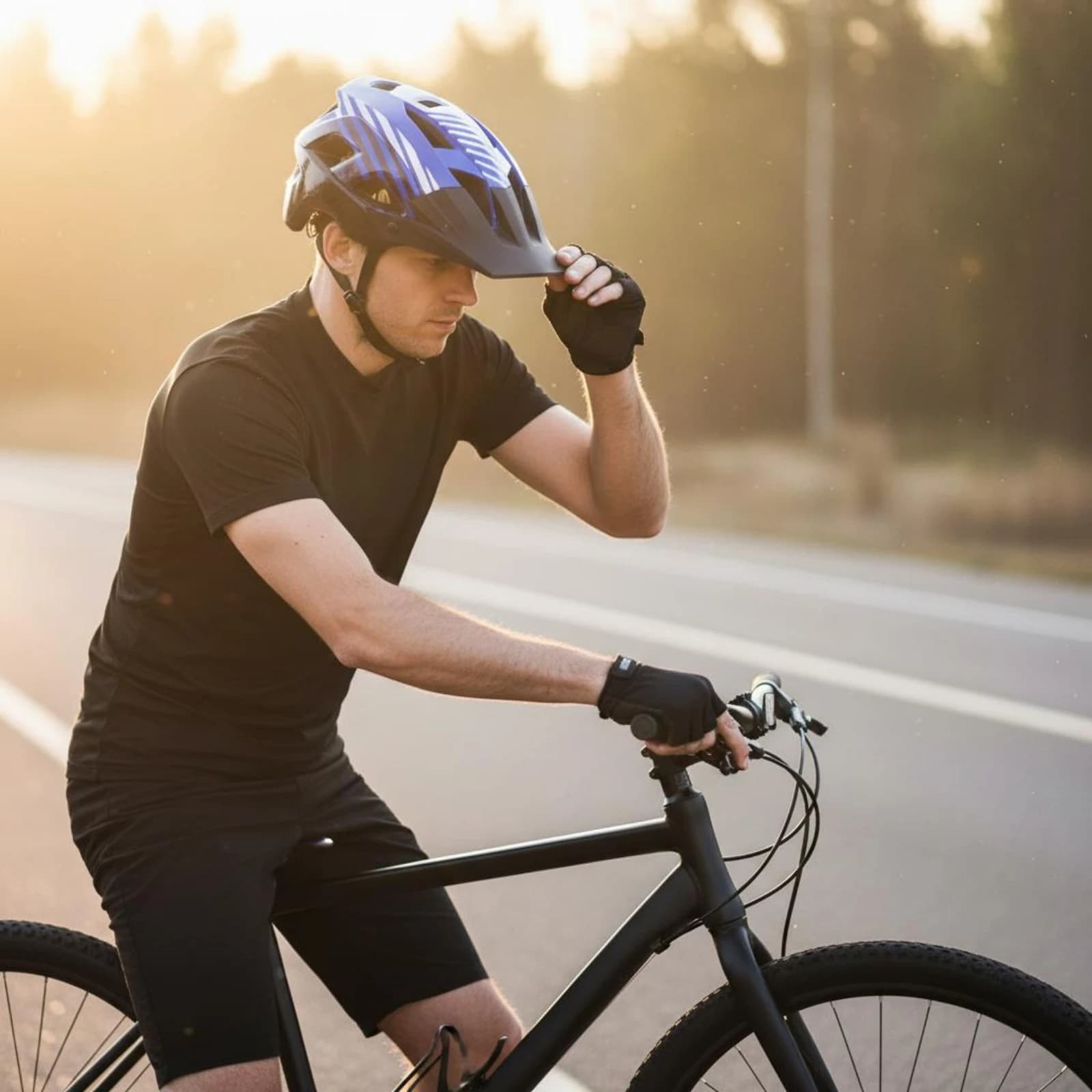 Wide Brim Bike Helmet Visor Single-Piece-Piece Bike Helmet Ventilation Design CE Certified for Outdoor