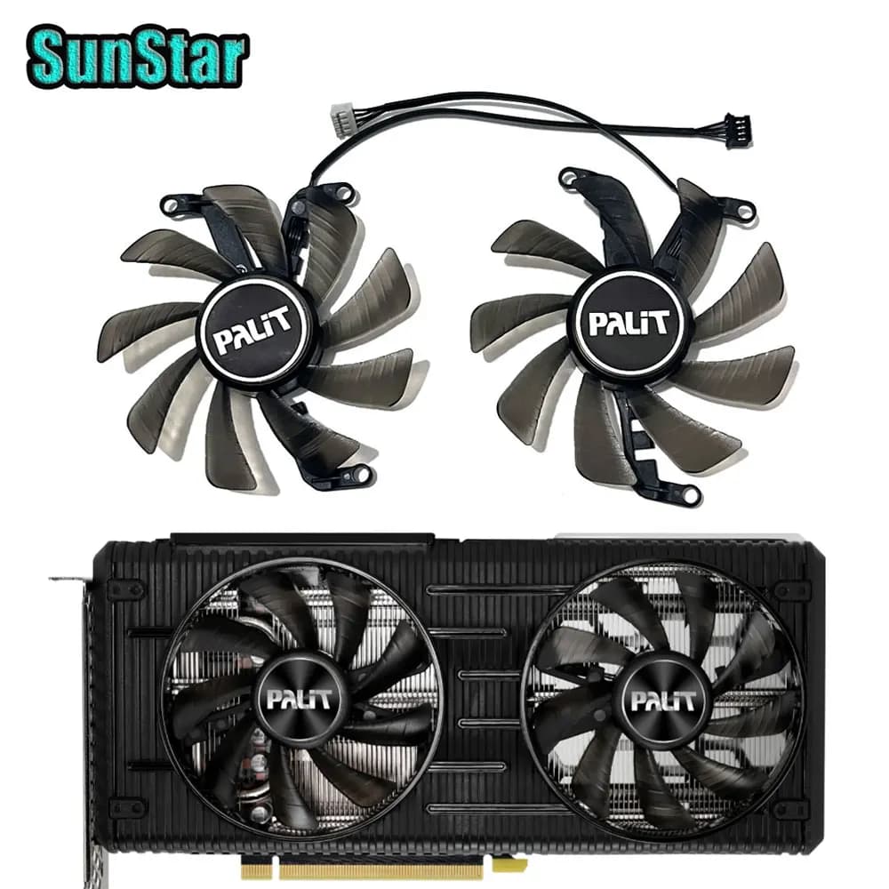 NUOVO RTX 3060 RTX 3060Ti Dual 85MM TH9215S2H-PAA04 Coooler Ventola della scheda video per Palit RTX 3060 RTX 3060 Ti Doppia ventola di raffreddamento GPU