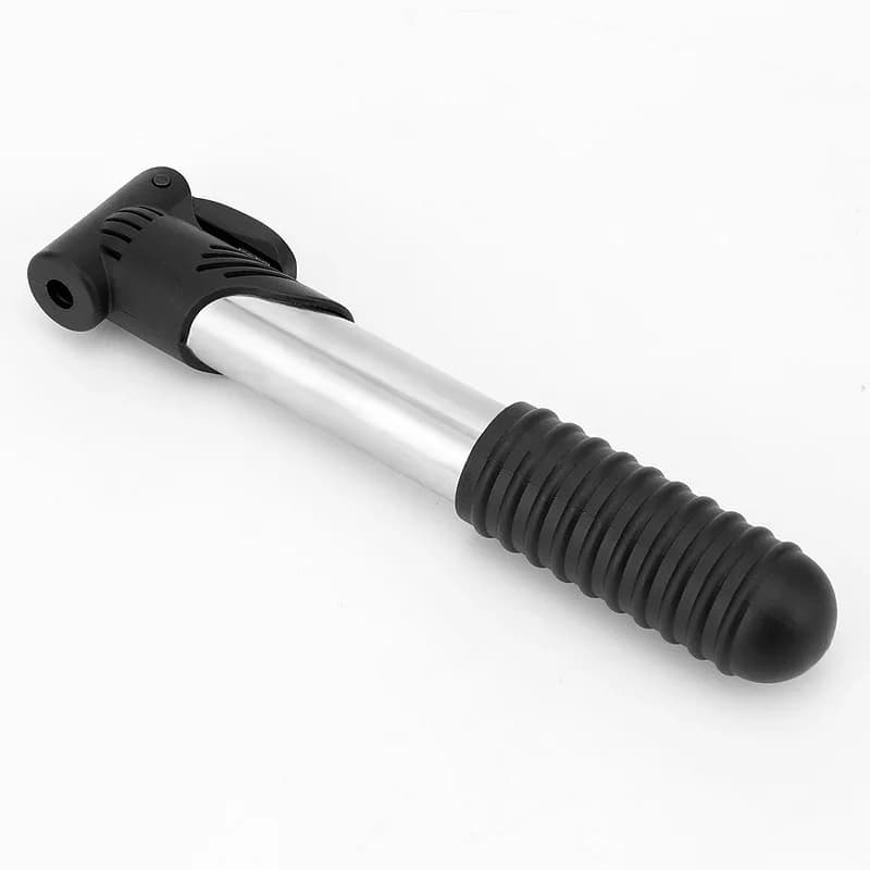 Stainless Steel Manual Mode Mini Portable Pump Ball Bicycle Hand Push Air Pump Tire Inflator Outdoor Sports Bike Accessories