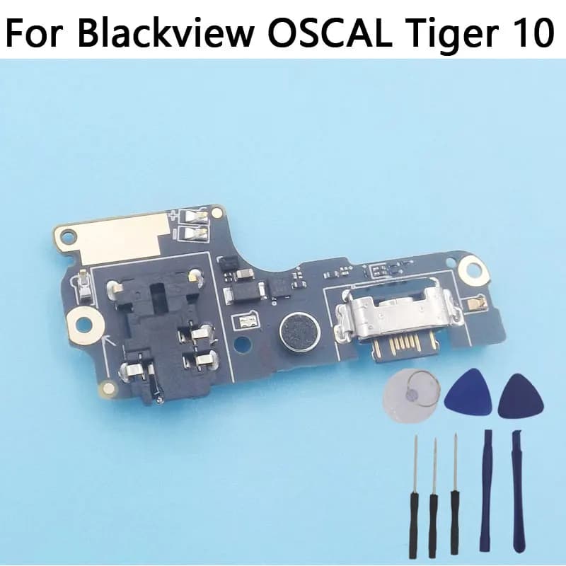 Nuovo originale Blackview OSCAL Tiger 10 Scheda USB Base di ricarica Porta di ricarica per Blackview OSCAL Tiger 10 Smart Phone