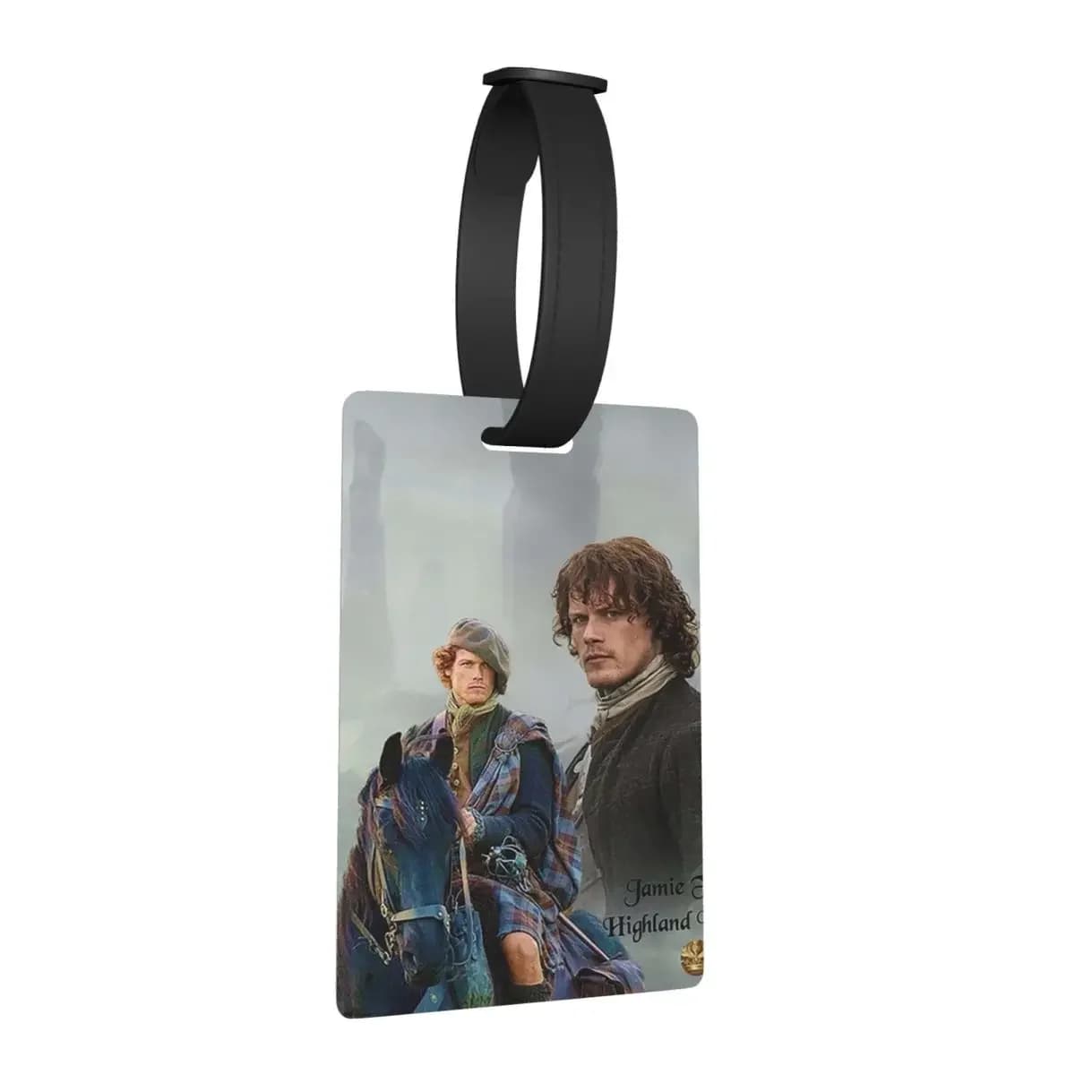 Jamie Fraser-Highland WarriorOutlande Etichette per bagagli Valigia da viaggio Bagagli portatili Etichetta d'imbarco Porta etichette ID Nome Indirizzo