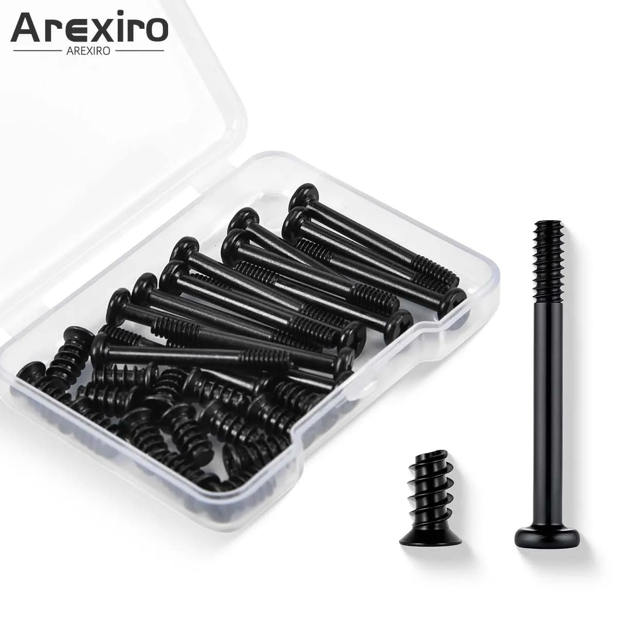 30PCS Computer PC Fan Screws Kit for #6-32x30mm 15 Pcs / M5x10mm 15 Pcs Tapping Screws