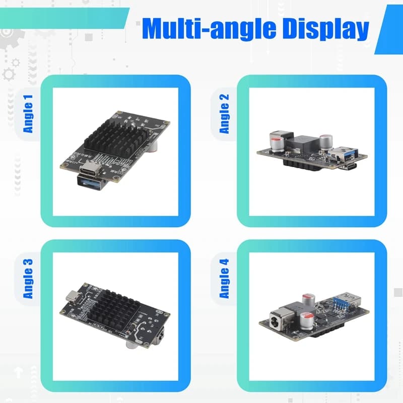 2X DC6-30V 140W Modulo di ricarica rapida intelligente multiprotocollo che supporta QC4.0+/5.0 PD FCP SCP SFCP AFC Scheda caricabatterie rapido