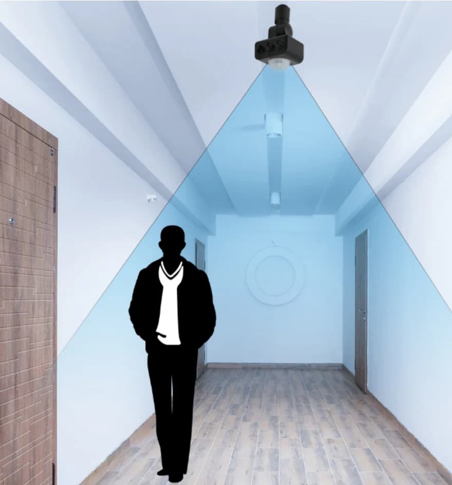 Sensore a infrarossi dell'interruttore di rilevamento del corpo umano impermeabile all'aperto con ritardo di controllo della luce per uso domestico antipioggia 110V 220V
