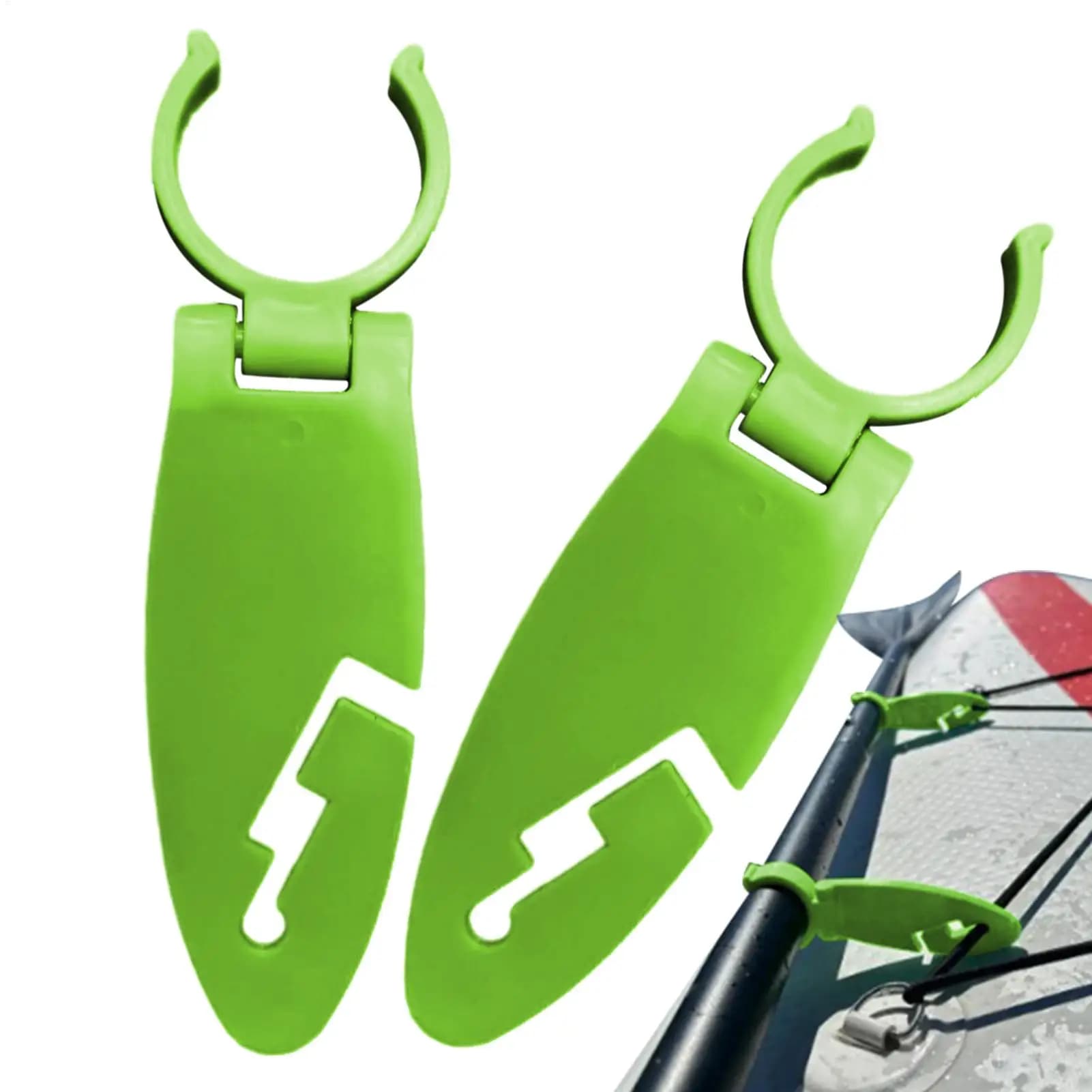 Clip per Pinne da Paddleboard 2 Pezzi/Set, Morsetti di Fissaggio Espandibili per Gommone, Ancore per Tavole da Surf, Accessori per Sport Acquatici per Paddleboard