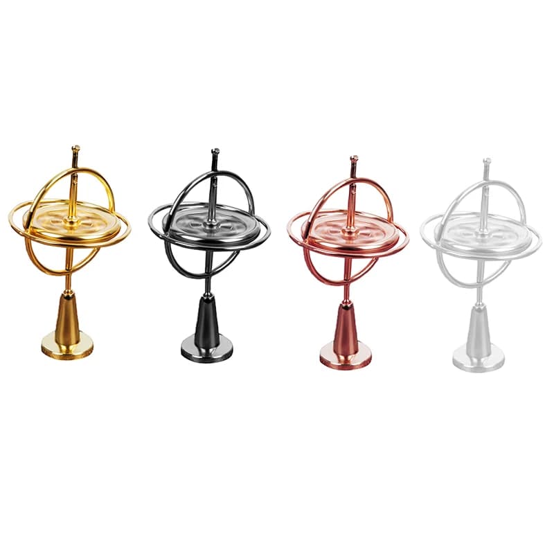 New.Self-balancing Gyroscope Anti-gravity Decompression Educational Toy Six Generations Colorful Finger Gyroscope Gift For Kid