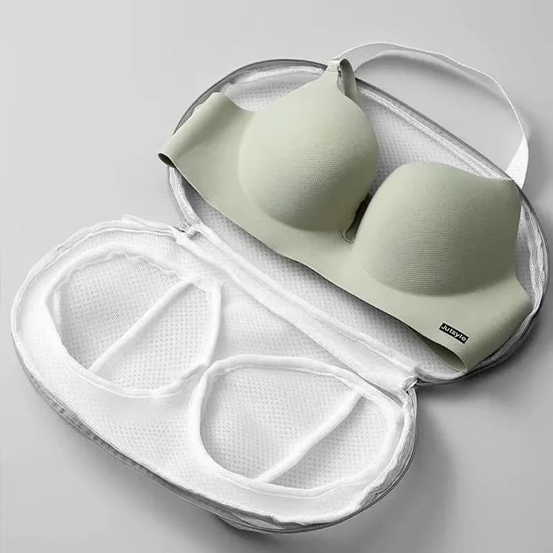 Set di 2 Sacchetti per Lavaggio Reggiseni, Sacchetti in Rete Anti-Deformazione per Biancheria Intima, Organizzatori per Casa e Viaggio