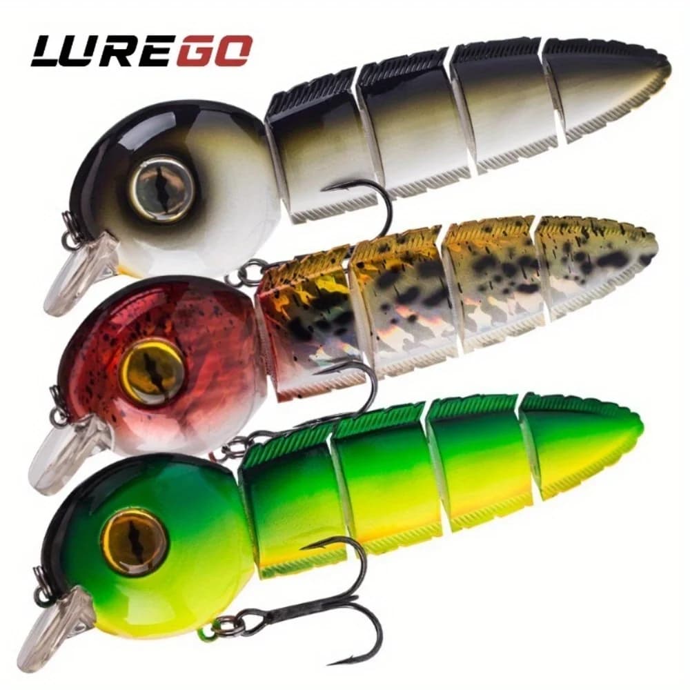 15CM Realistic Articulate bait - Ultra-Realistic Swimbait for Persico and Mandarin Fish, Long-slide Model