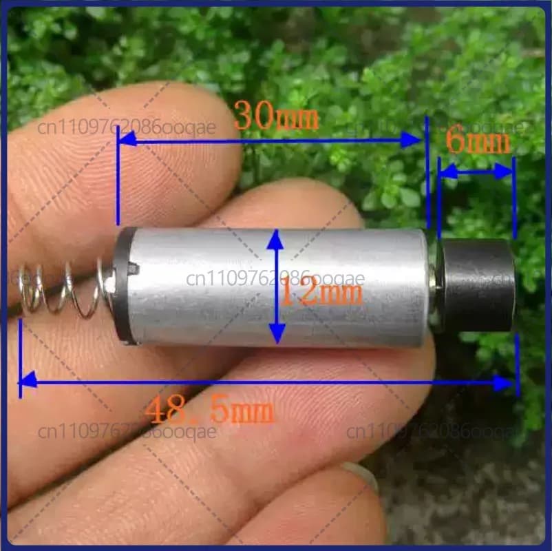 Mini Motore a Vibrazione DC 1230, Ruota Eccentrica in Acciaio al Tungsteno, Motore a Vibrazione, Accessori per Spazzolino Elettrico 1.5V