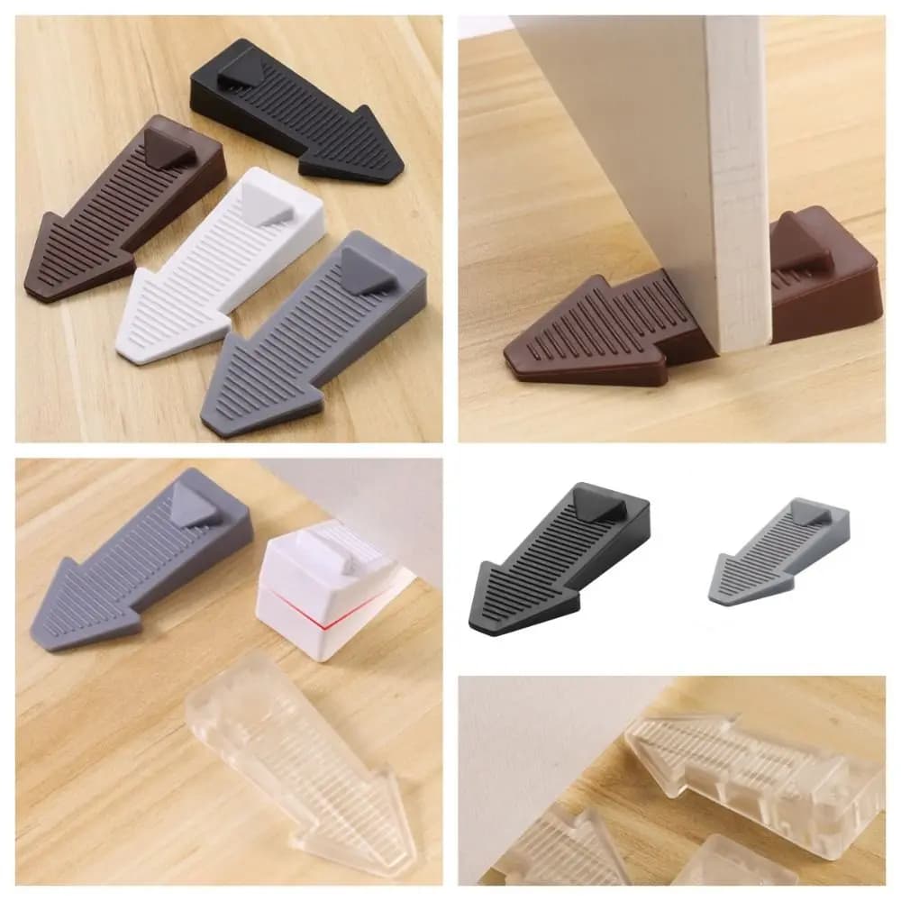 2 pezzi fermaporta resistenti al vento fermaporta tampone di sicurezza blocco porta fermo posteriore porta in silicone anticollisione Home Office
