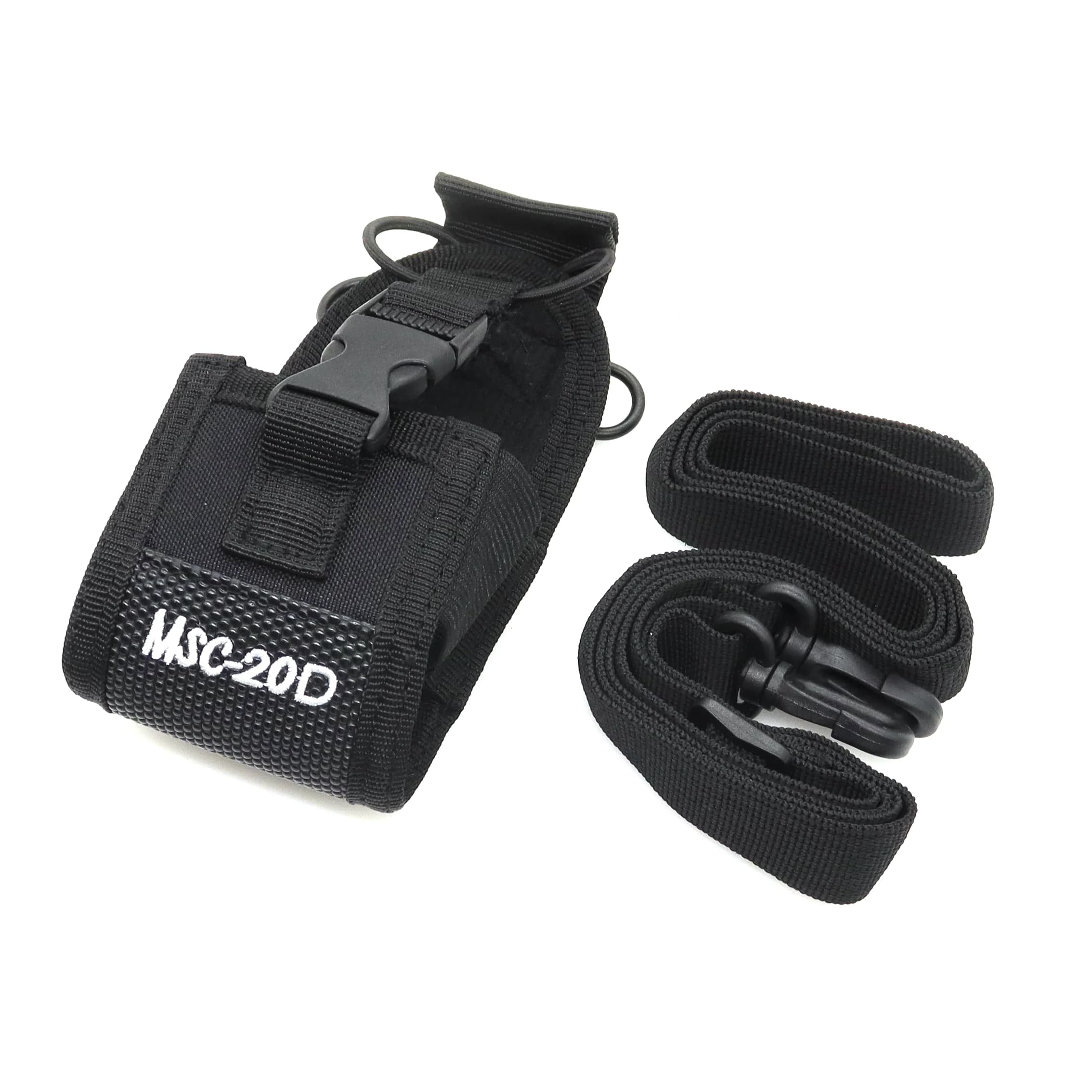 Borsa Porta Walkie Talkie in Nylon, Custodia per Radio Bidirezionale con Tracolla Regolabile per Baofeng