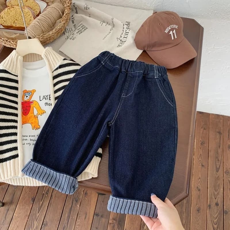 Jeans Casual per Ragazzi, Jeans Strappati in Denim per Bambini, Pantaloni per Bambini, Abbigliamento Autunnale per Bambine 2026, Pantaloni Harem per Neonati, Jeans Larghi