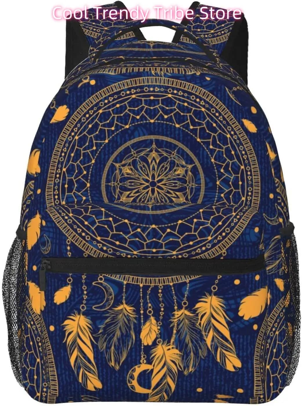 laptop bag back to school Vintage Dreamcatcher Lightweight Laptop Backpack Lightweight Multipurpose Travel Casual Daypack Unisex