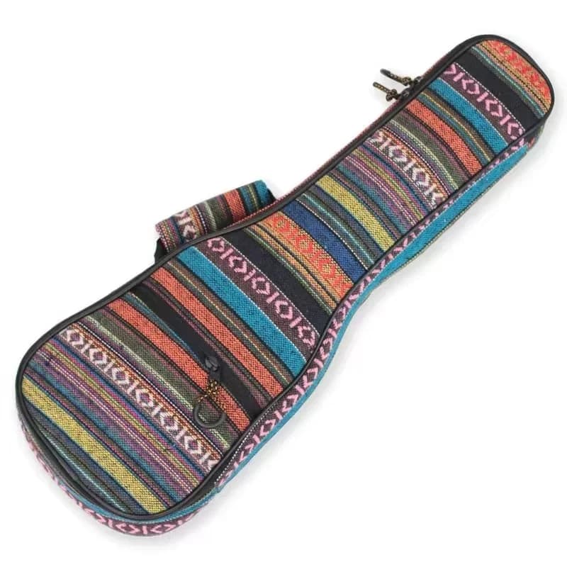 Borsa per ukulele in cotone addensato impermeabile 21 23 26 30 pollici Materiale durevole Custodia per ukulele baritono soprano da concerto in cotone perlato