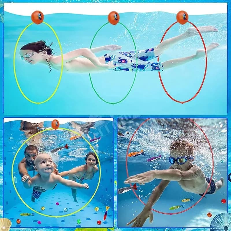 Water Crossing Circle Dive Ring for Diving Diving Ring for Diving Diving Circle Toy for Adults and Children