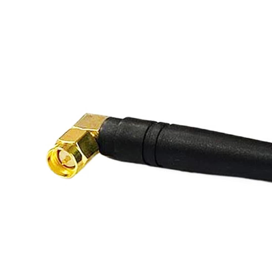 1pc 433MHz/2.4G/3G GSM 868 900 915MHz WIFI Antenna 3dbi Bluetooth Module Aerial With RF/RP SMA Male Right Angle Connector 105mm