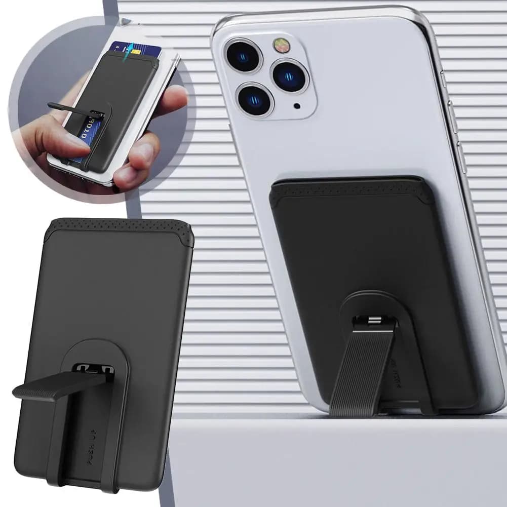 Porta carte per telefono in silicone - Tasca adesiva adesiva con supporto per telefono cellulare, porta carte di credito alla moda per iPhone Samsung