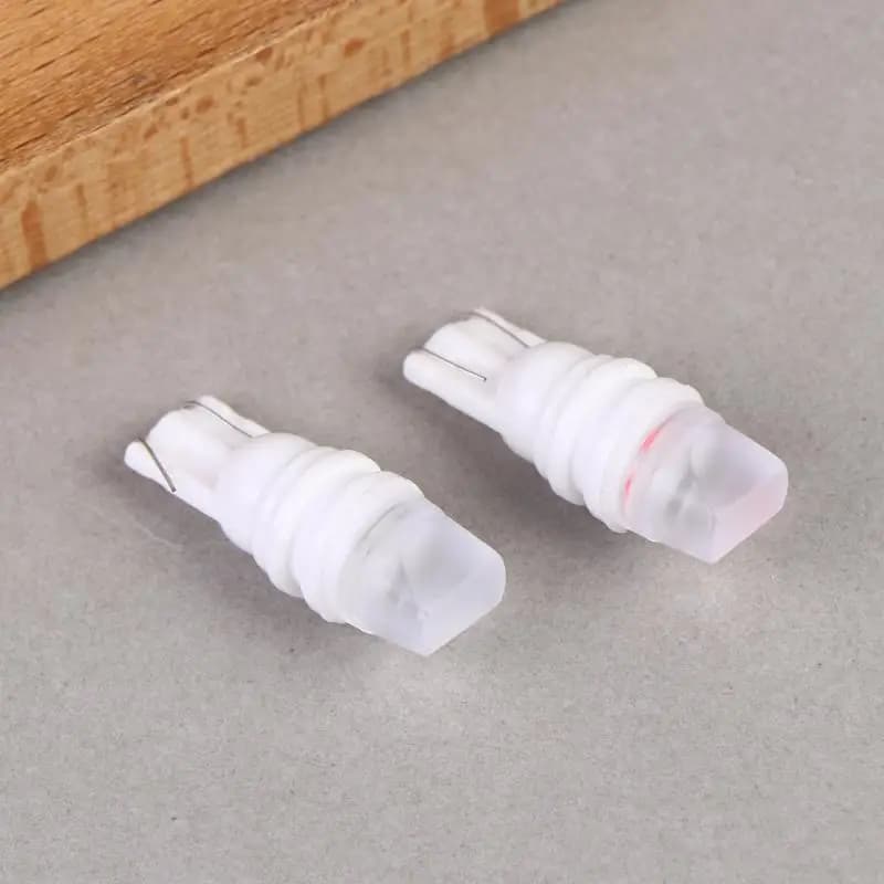10pcs T10 194 168 LED Clearance Lamp Ultra Bright Bulb Car Fog Tail Lights for Safe Driving at Night
