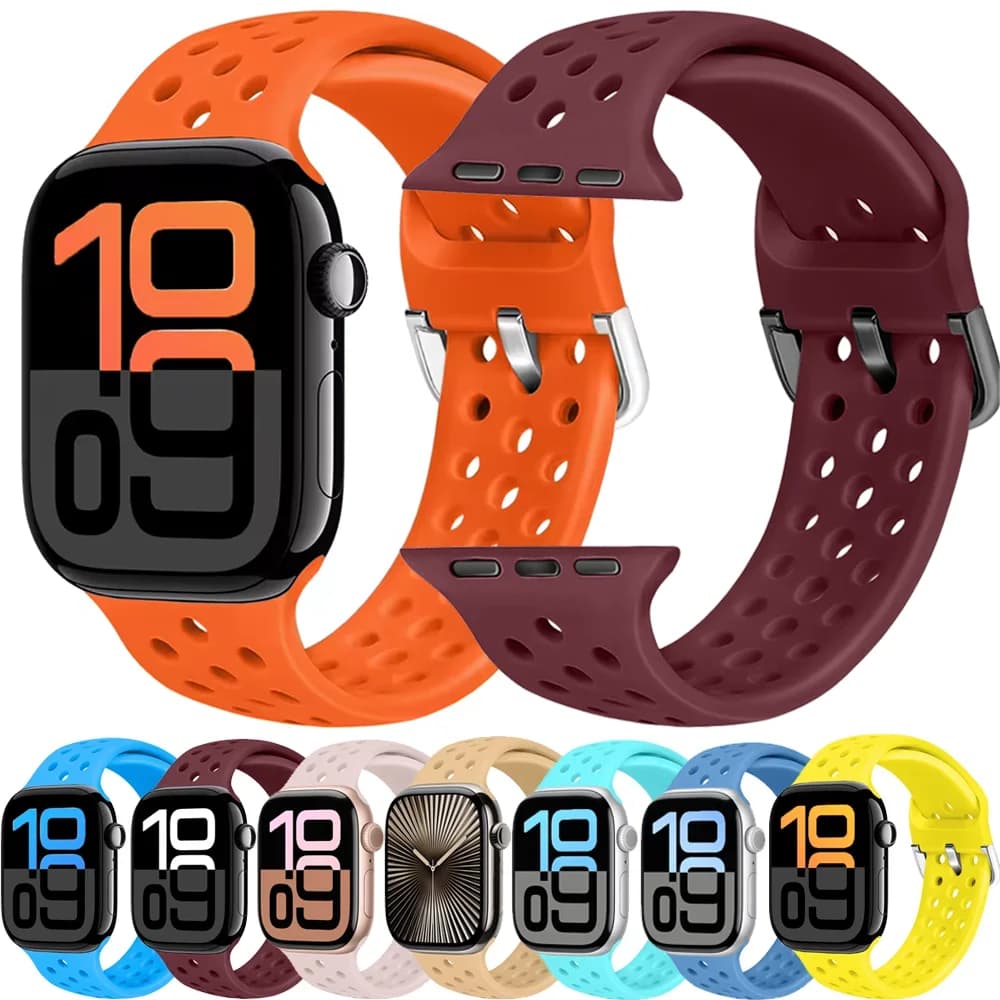 Cinturino in silicone morbido per Apple Watch 11 10 42mm 46mm Ultra 3 49mm cinturino iWatch 9 8 7 6 5 SE 45mm 44mm 41/40mm braccialetto Correa