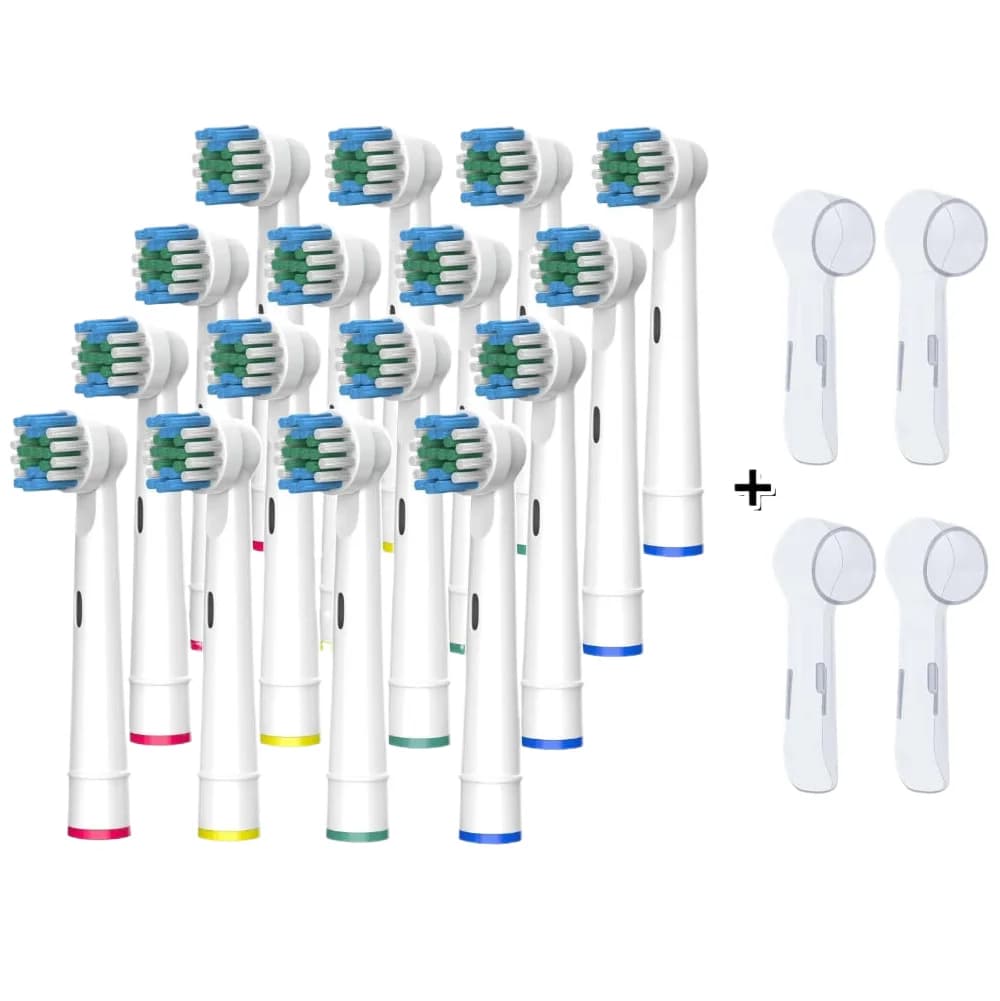 Compatibile con le testine di ricambio per spazzolino elettrico Oral B, ricariche per testine per spazzolino pulito di precisione adatte per Oral B Pro