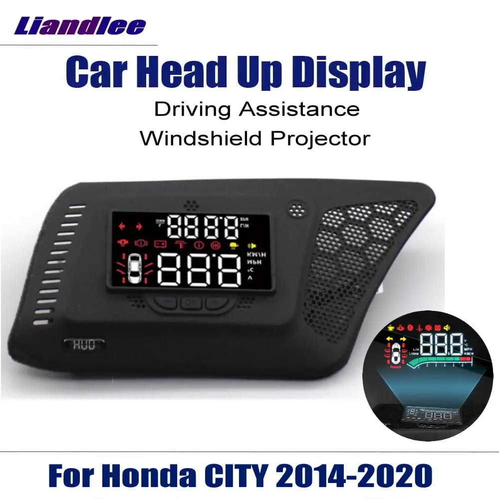 Display Head-Up HUD per Honda CITY 6a generazione (GM4-9) 2014-2020, schermo LED automatico, proiettore per parabrezza, accessori