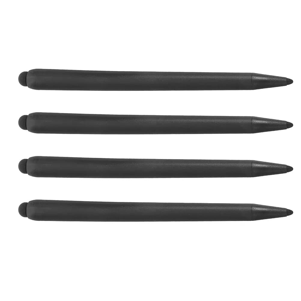 Penna stilo capacitiva da 4 pezzi, stilo a doppia punta, per scrittura e disegno ad alta precisione, per tablet, telefoni, lavagne bianche