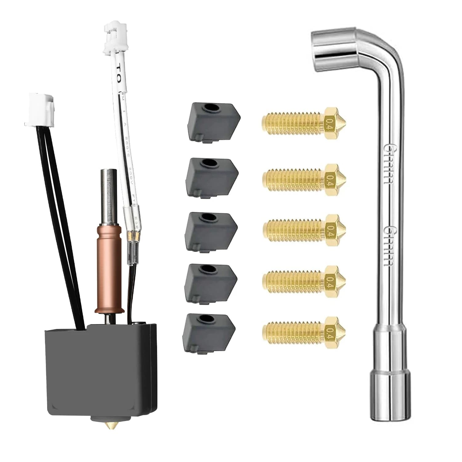 Kit Hotend per Kobra 3, estrusore testa Hot End Kit stampa assemblato per stampanti 3D Anycbic Kobra 3, Kobra 3 Combo