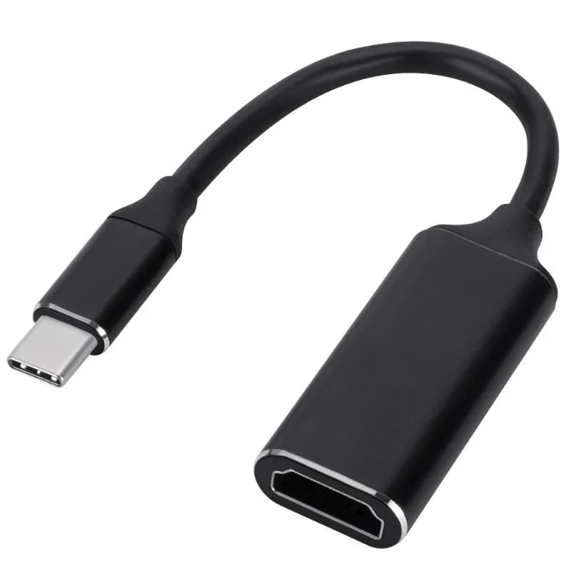 Cavo Adattatore USB Type-C a HDMI Compatibile per PC, Laptop, Tablet Xiaomi Huawei, Convertitore USB-C a HDTV 4K
