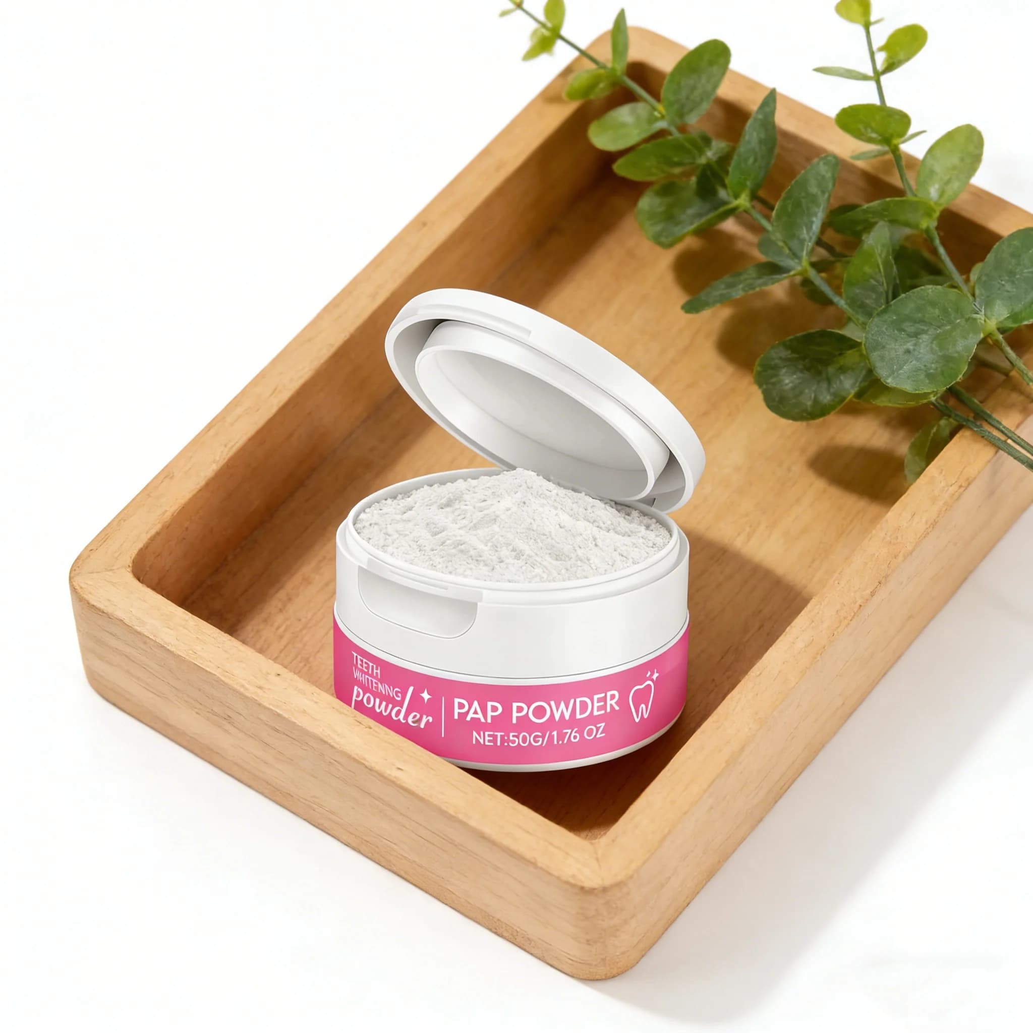 Powder Dentifricia for Deep Cleansing of the Tooths, Oral Hygiene, Refreshing Food, Yellowing Removal, Daily Denti Care