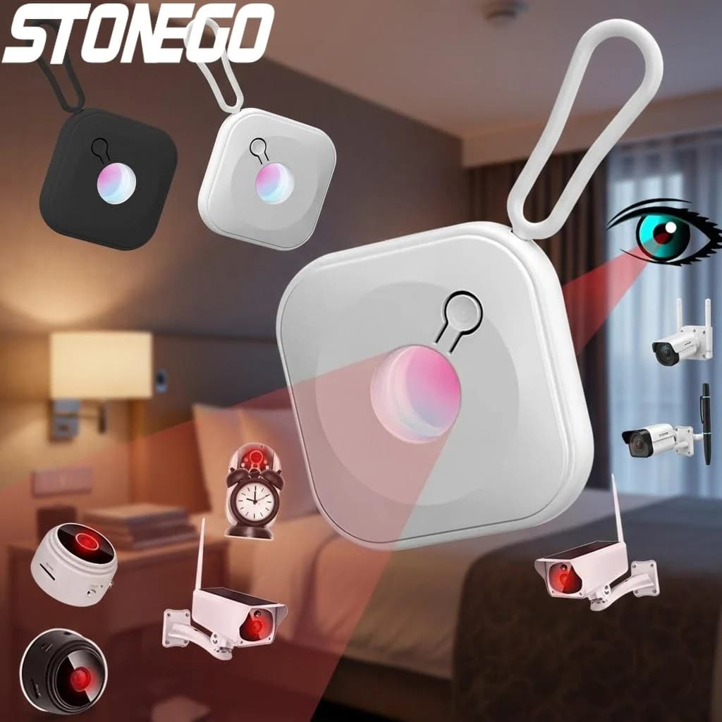 Rilevatore di Telecamere Portatile Intelligente, Dispositivo di Sicurezza Anti-Spionaggio con Scansione a Infrarossi per Hotel
