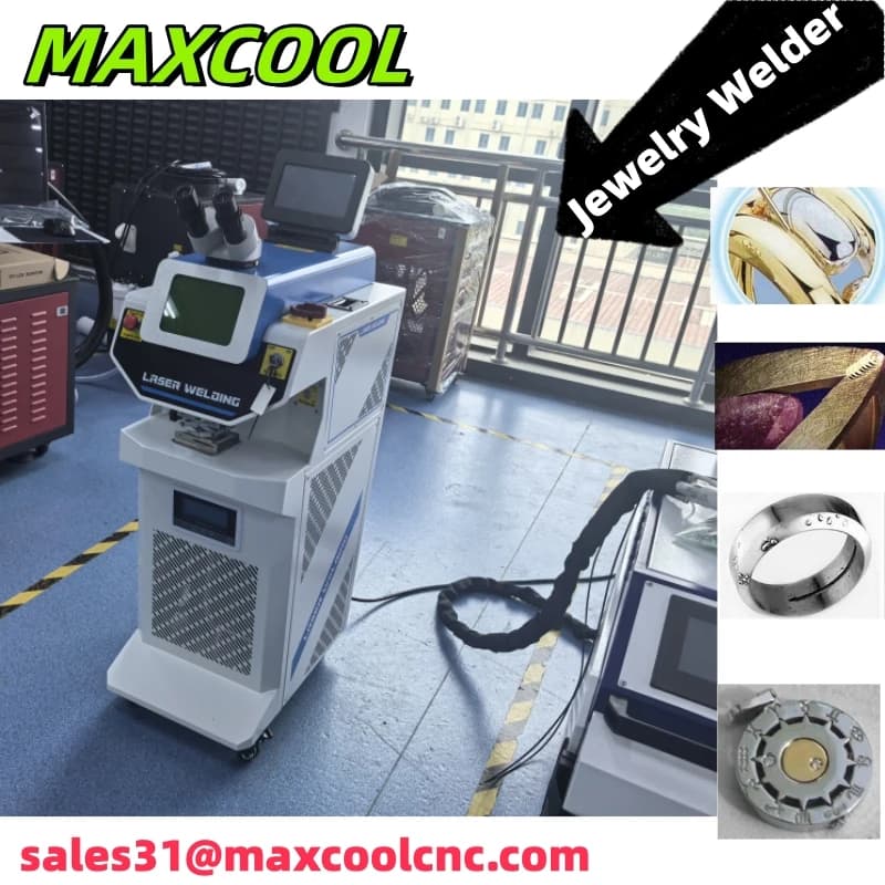 200w Small Portable Laser Welding Machine Handheld Semi-Auto Silver Necklace Ring Soldering Tools