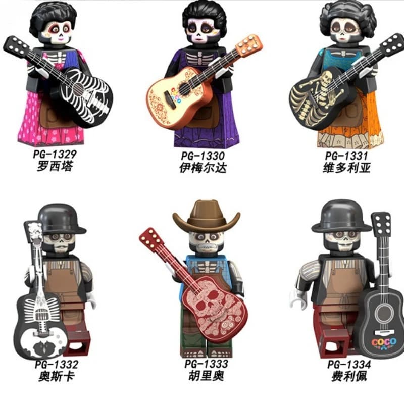 PG8138 Building Blocks PG1329-1334 Anime Halloween Gift Dress up Assembly Children's Puzzle Toys Building Blocks Man
