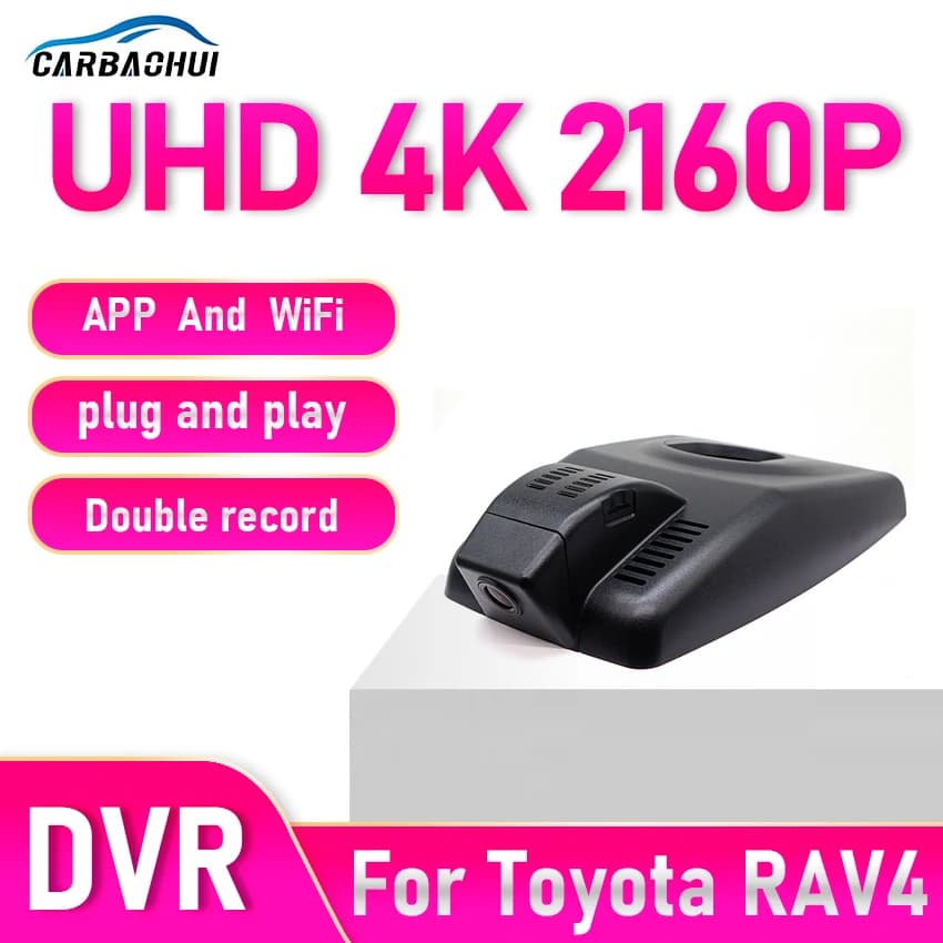 Per Toyota Rav4 XA50 XA40 XU80 4K HD Dash Cam per Auto Videocamera Registratore Dashcam WIFI Auto Dvr Dispositivi di Registrazione Accessori