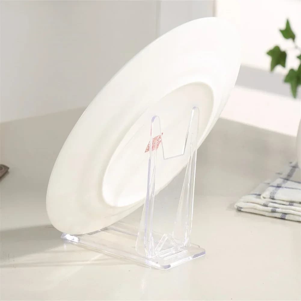 2 transparent acrylic display stand, adjustable plastic plate holder, photo frames, wedding, birthday, home decoration