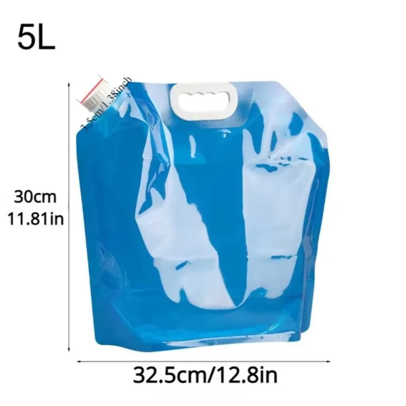 5L/10L Portable Folding Water Storage Bag Camping Water Container Bucket For Picnic BBQ Outdoor Hydration Pack