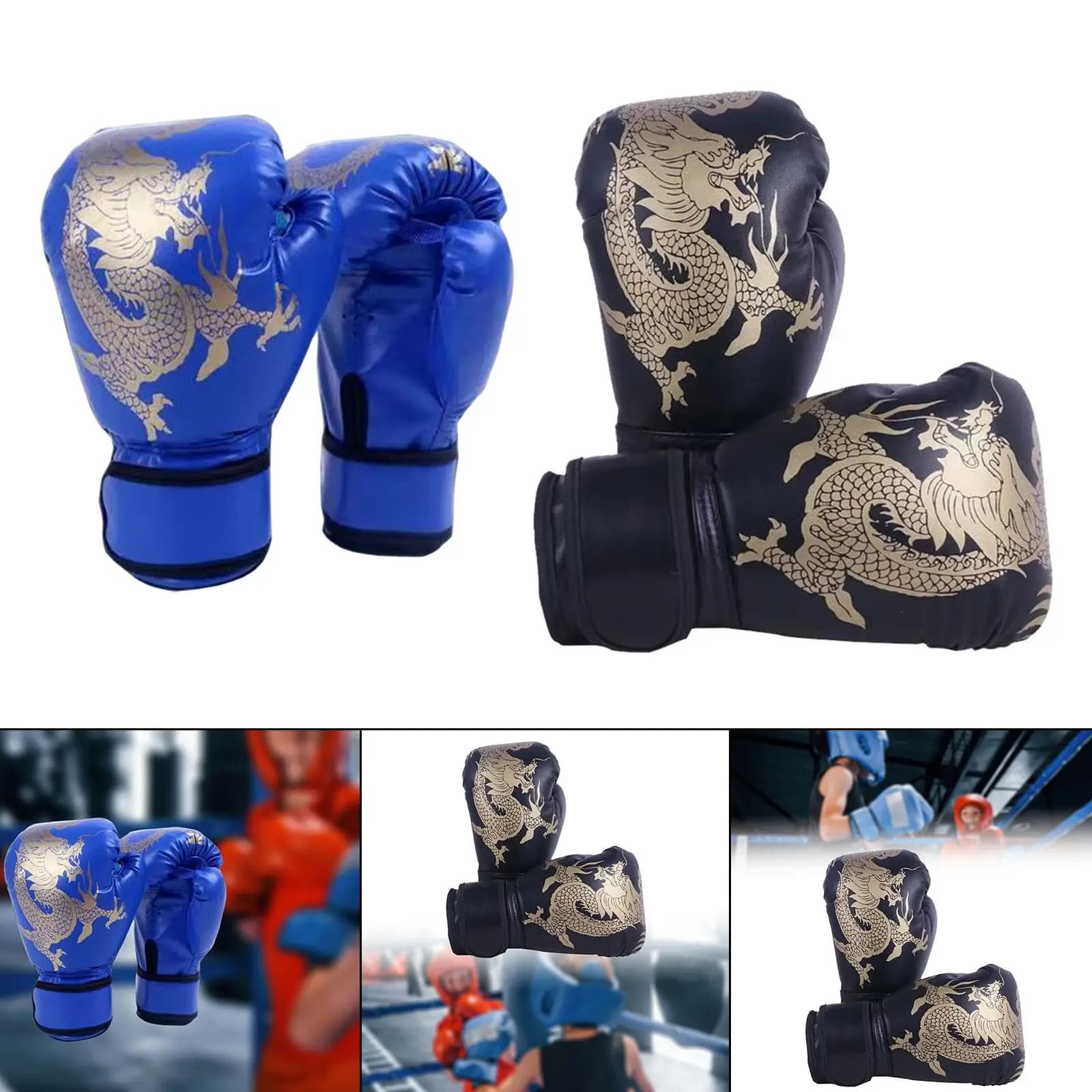 Guantoni da Boxe per Bambini e Ragazzi, Traspiranti e Imbottiti, Accessorio da Palestra per Sacco da Boxe e Kickboxing