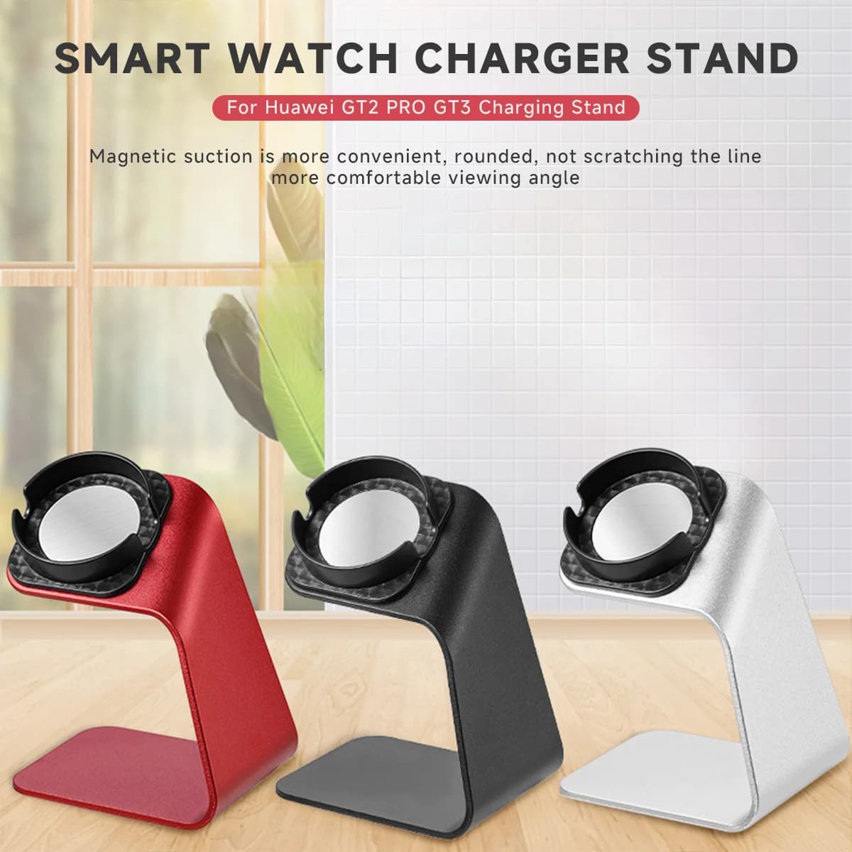 Smart Watch da uomo Smartwatch staffa di ricarica per Huawei GT3 GT2 PRO WATCH3 PRO Smart Watch donna base staffa di ricarica wireless
