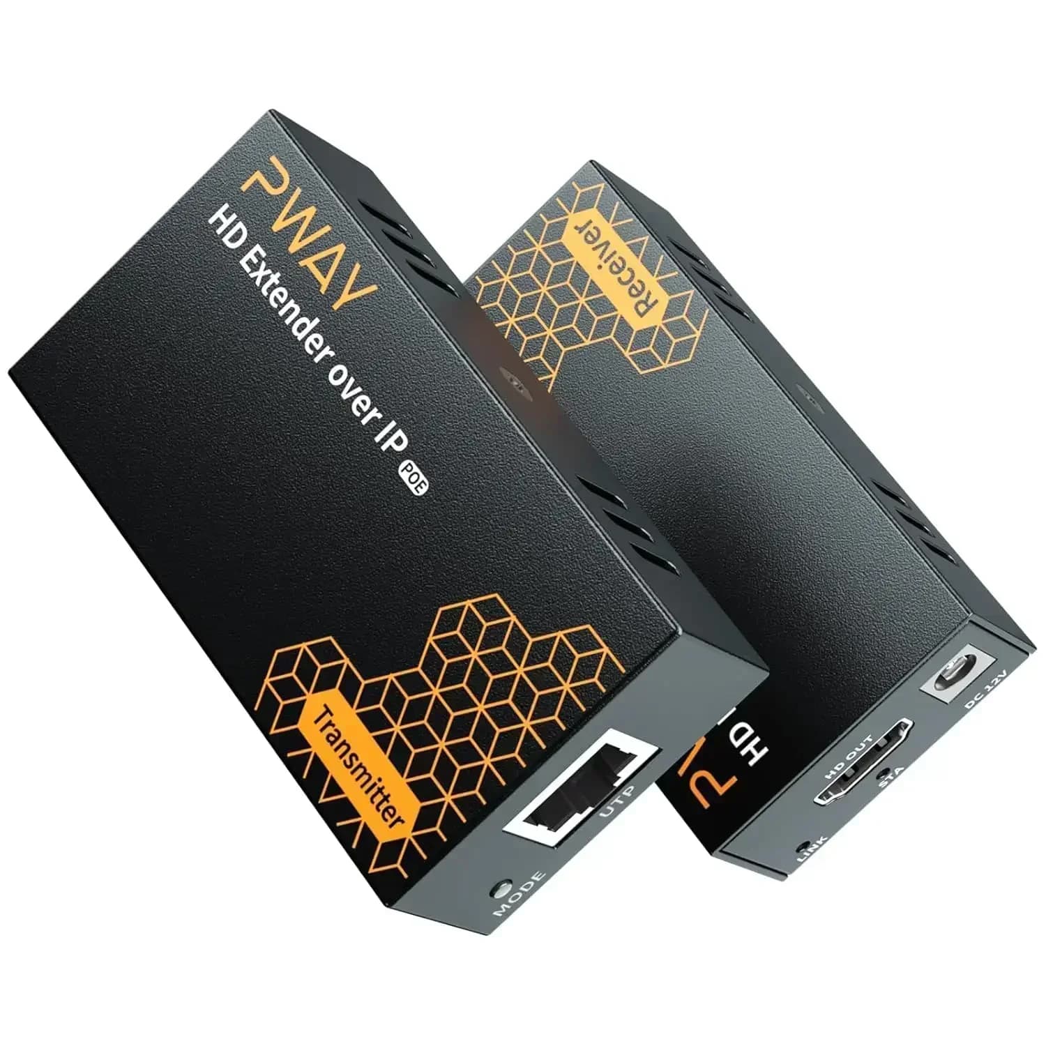 400-foot HDMI extender for TV Use Ethernet Cat5e/6 HDMI kit on IP from one to many via switch No high-definition 1080p delay
